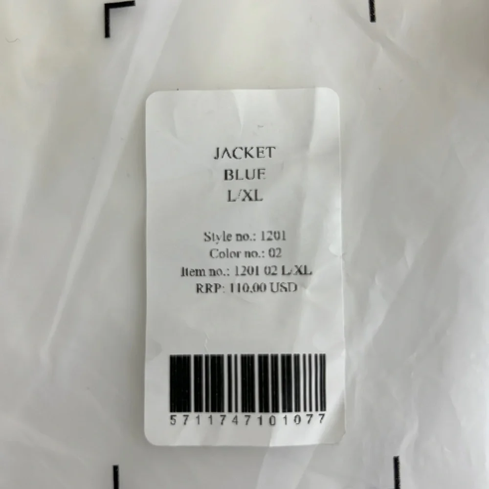 RAINS UNISEX  HOODED RAIN JACKET NAVY SZ L/XL - Picture 14 of 14
